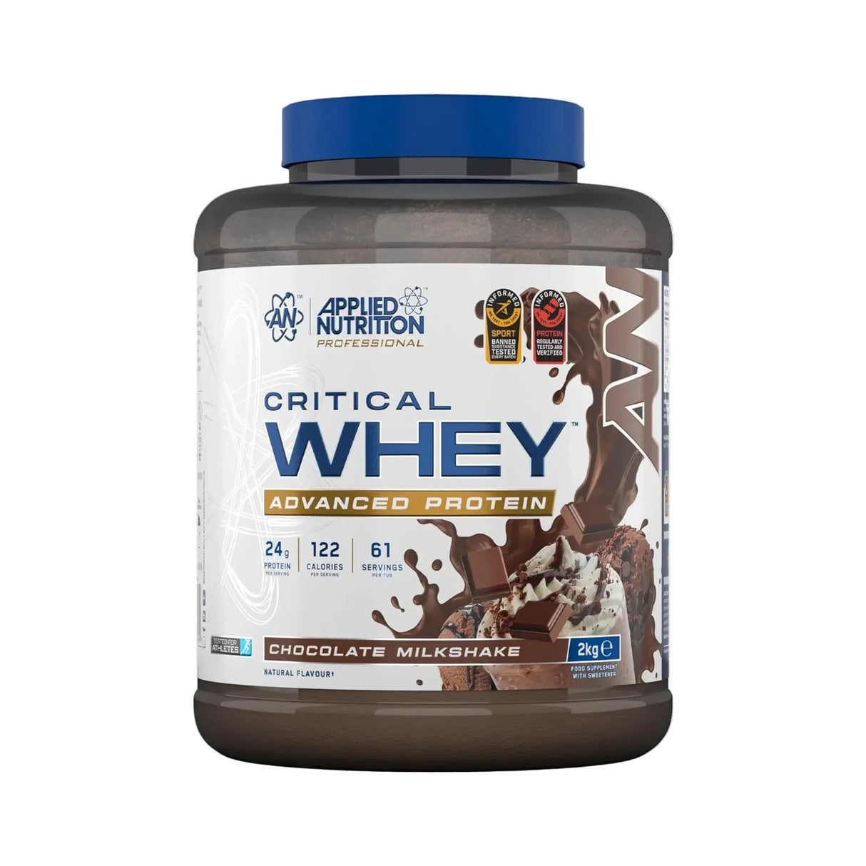 Applied Nutrition Critical Whey Protein Powder 2kg | 61 Servings