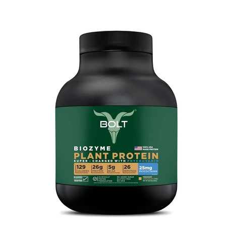 Bolt Nutrition Biozyme Plant Protein 2lb, 26 Servings