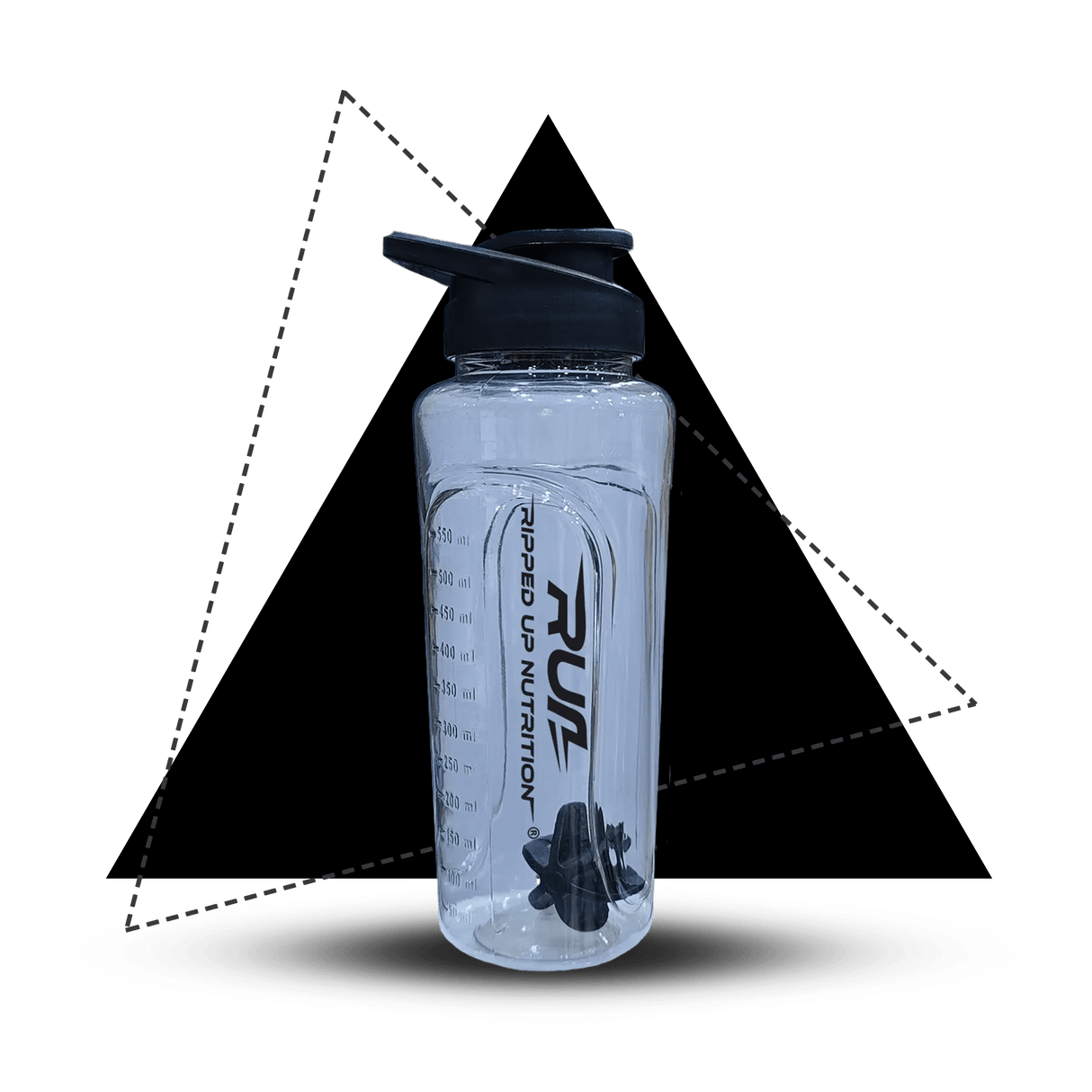 Ripped Up Nutrition Plastic Shaker | 500ml