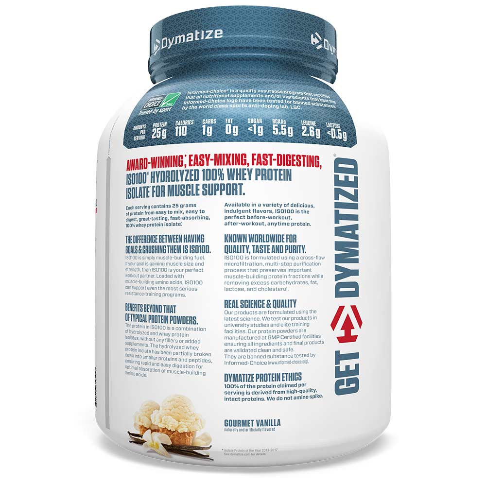 Dymatize ISO 100 Hydrolyzed Protein 5 Lbs