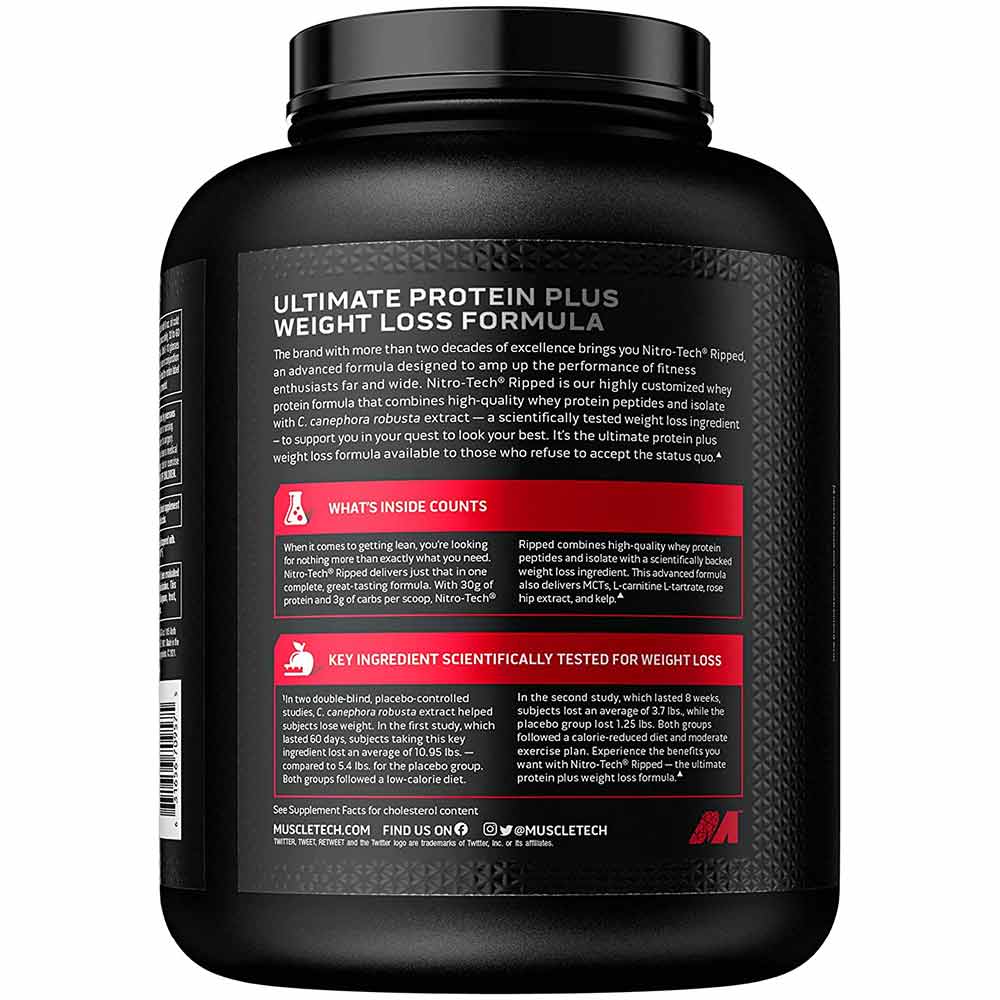 Muscletech Nitro-Tech Ripped 4 Lbs (1.81Kg)