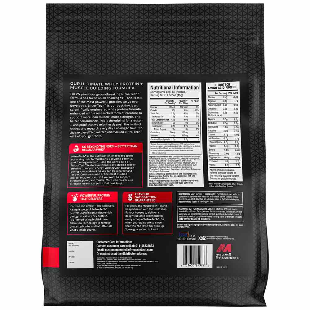 MuscleTech Nitro-Tech Performance Series 8.8 Lbs