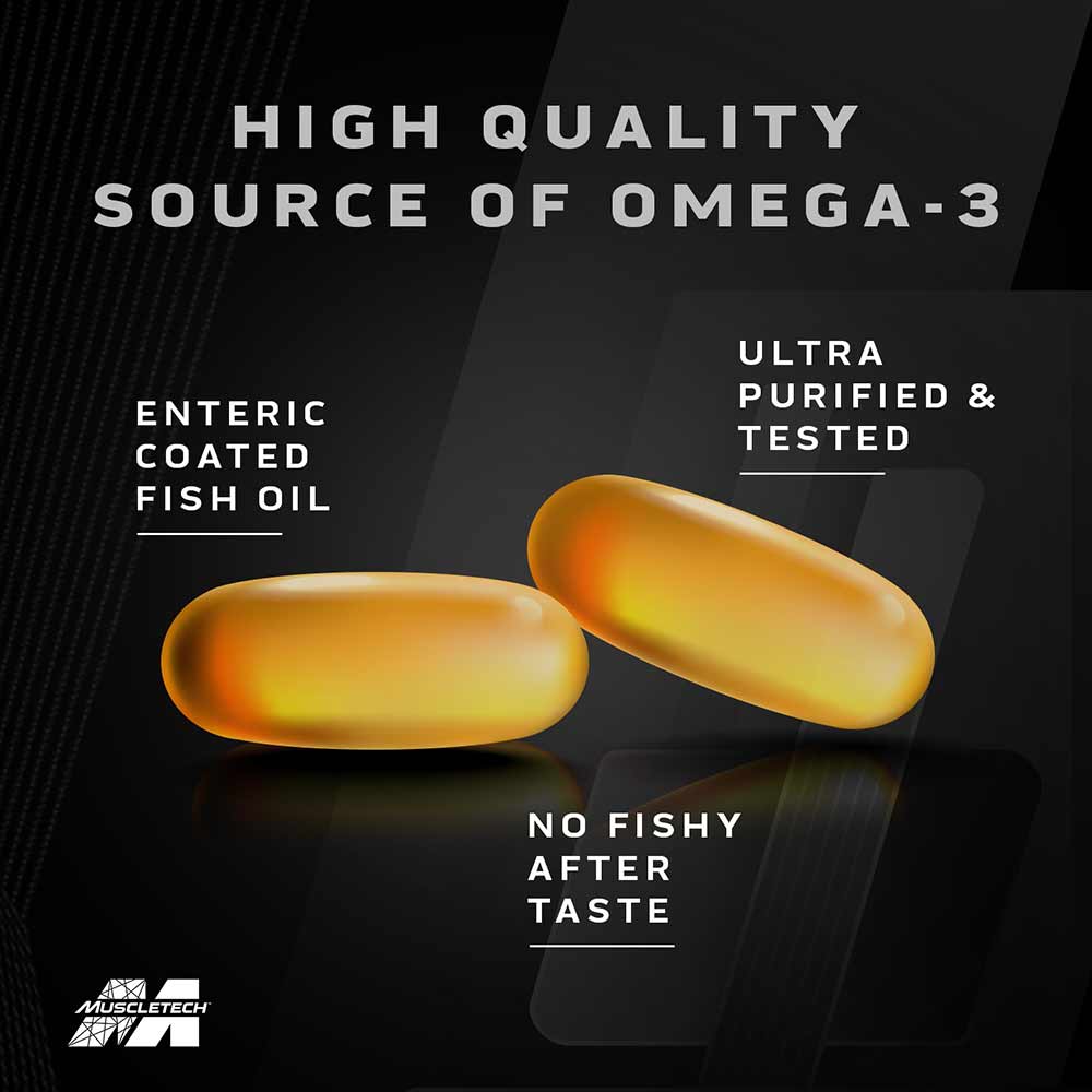 Muscletech Platinum Omega Fish OIl , 100 Softgels