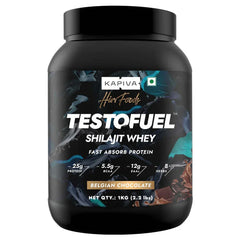 Kapiva Gym Foods Testofuel Shilajit Whey, 28 Servings - 2.2 lbs