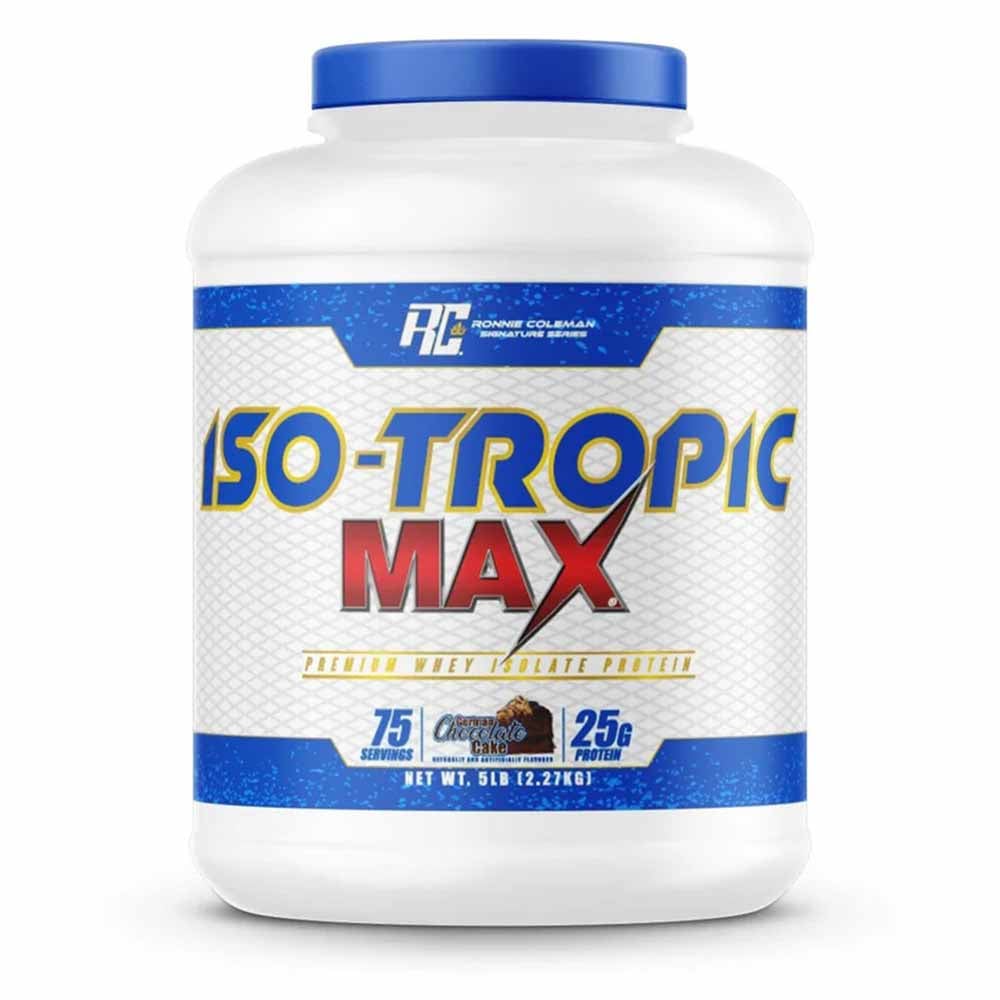 Ronnie Coleman Iso-Tropic Max Protein Powder 2.27kg Whey Isolate | 75 Servings (Imported)