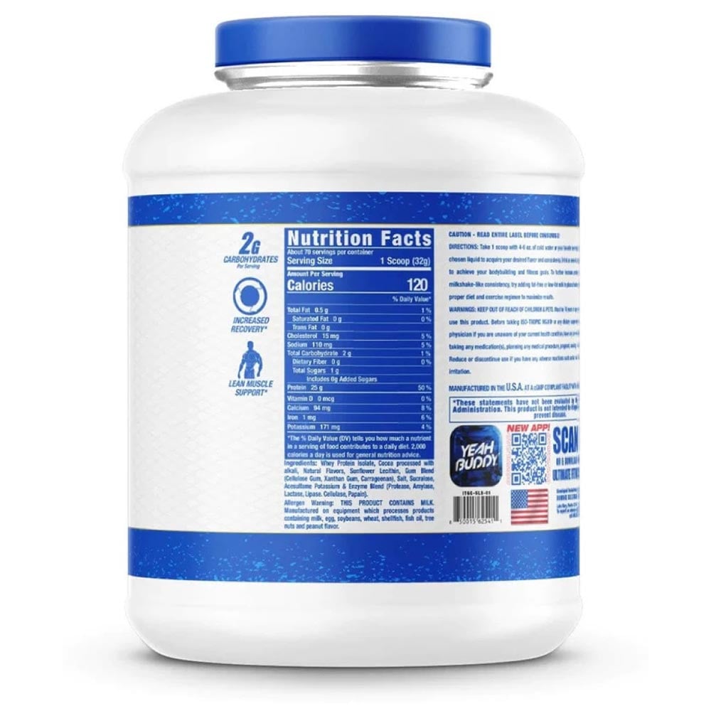 Ronnie Coleman Iso-Tropic Max Protein Powder 2.27kg Whey Isolate | 75 Servings (Imported)