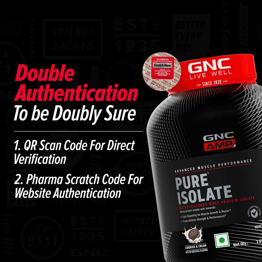 GNC AMP Pure Isolate - 4 Lbs