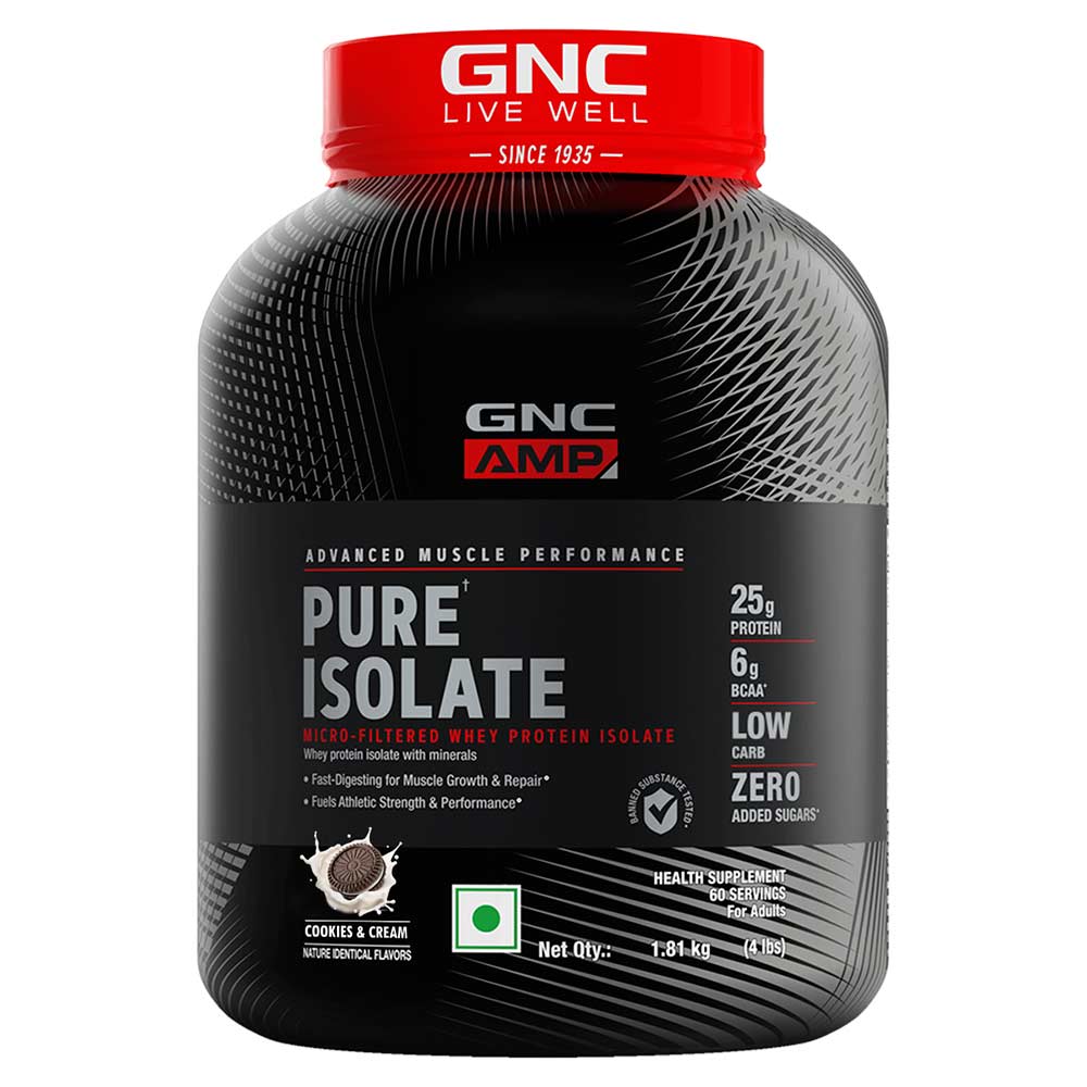 GNC AMP Pure Isolate - 4 Lbs