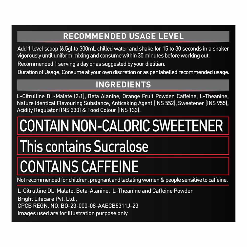 MuscleBlaze PRE Workout 200 Xtreme, 200 g - 30 Servings