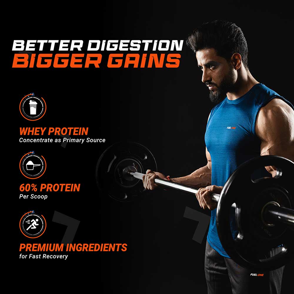 Fuel One Whey Protein Powder | 1 kg (2.2 lb) | 25 Servings