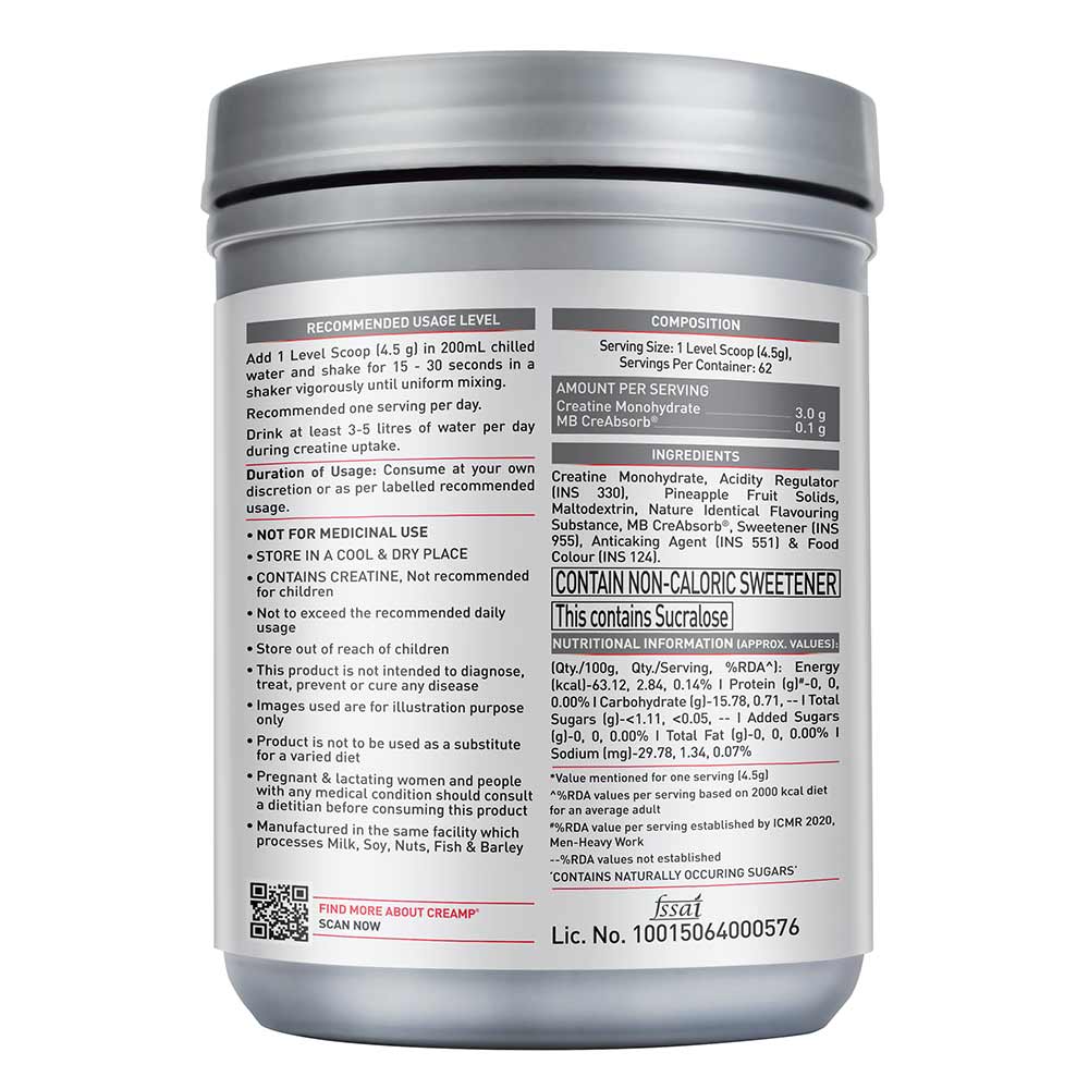 MuscleBlaze Creatine Monohydrate CreAMP