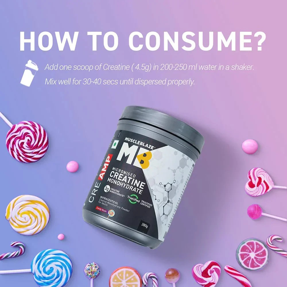 MuscleBlaze Creatine Monohydrate CreAMP
