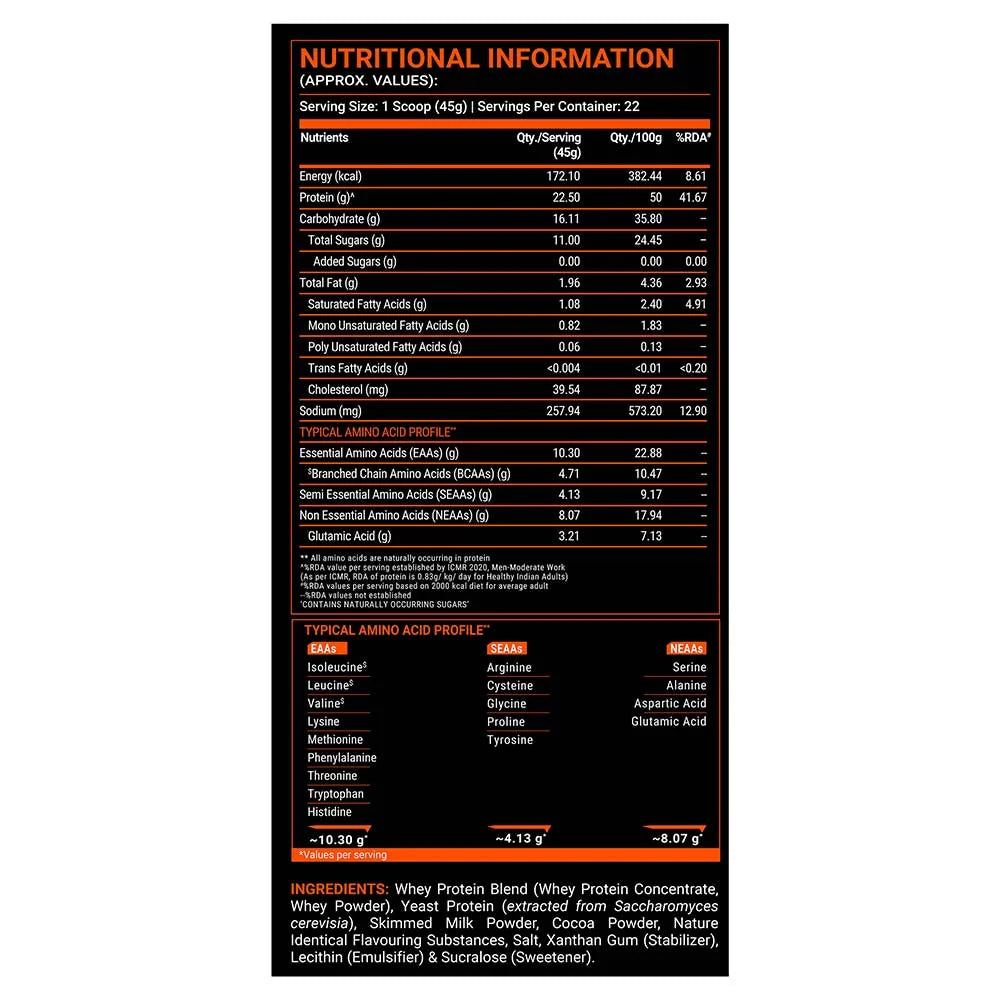 Fuel One Impact Whey Protein, 1 kg (2.2 lb)
