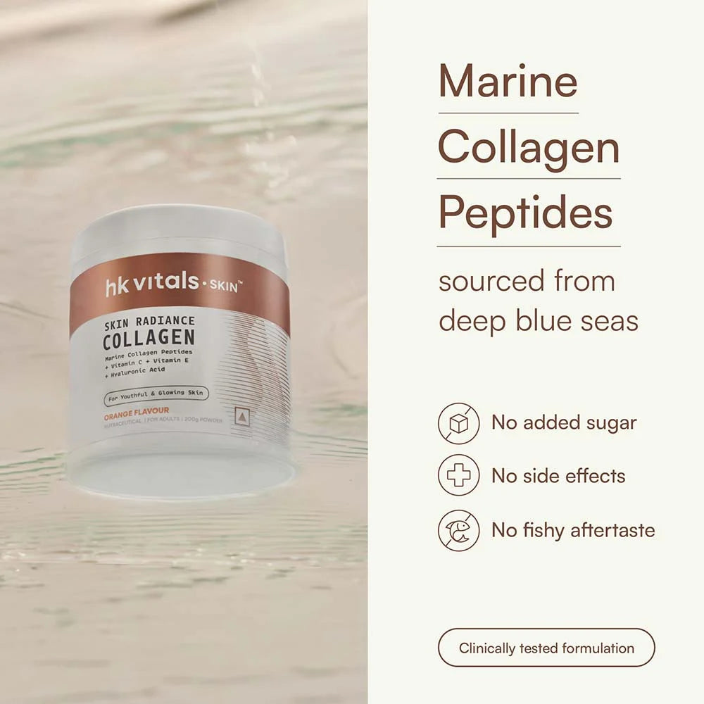 HK Vitals Skin Radiance Collagen, 25 Servings - 200 Gm