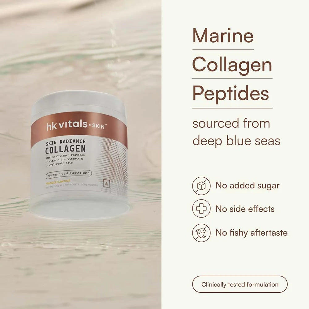 HK Vitals Skin Radiance Collagen, 25 Servings - 200 Gm