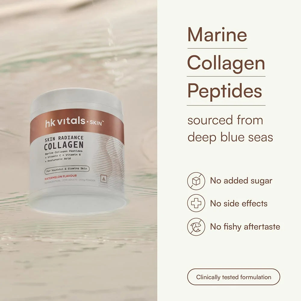 HK Vitals Skin Radiance Collagen, 25 Servings - 200 Gm