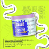 Smash Micronised Creatine Monohydrate, 120 g