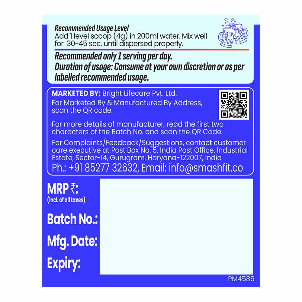 Smash Micronised Creatine Monohydrate, 320 g