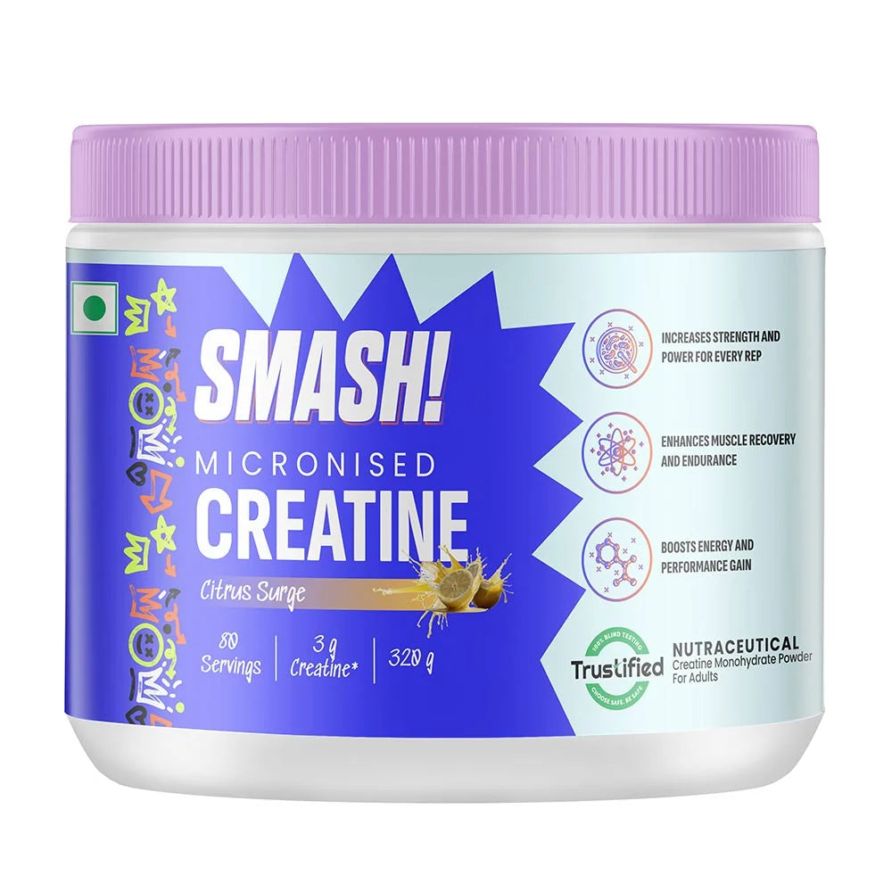 Smash Micronised Creatine Monohydrate, 320 g