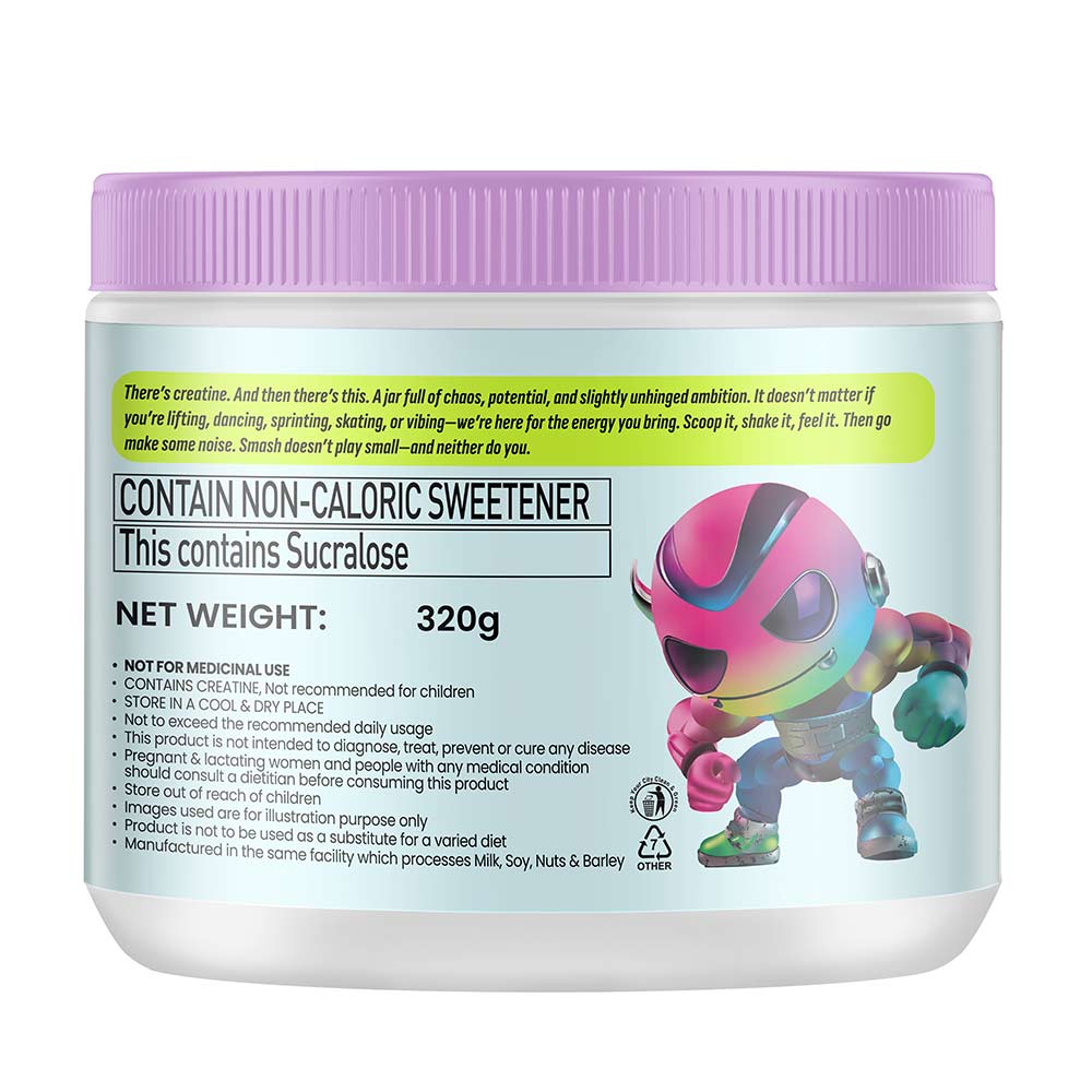 Smash Micronised Creatine Monohydrate, 320 g