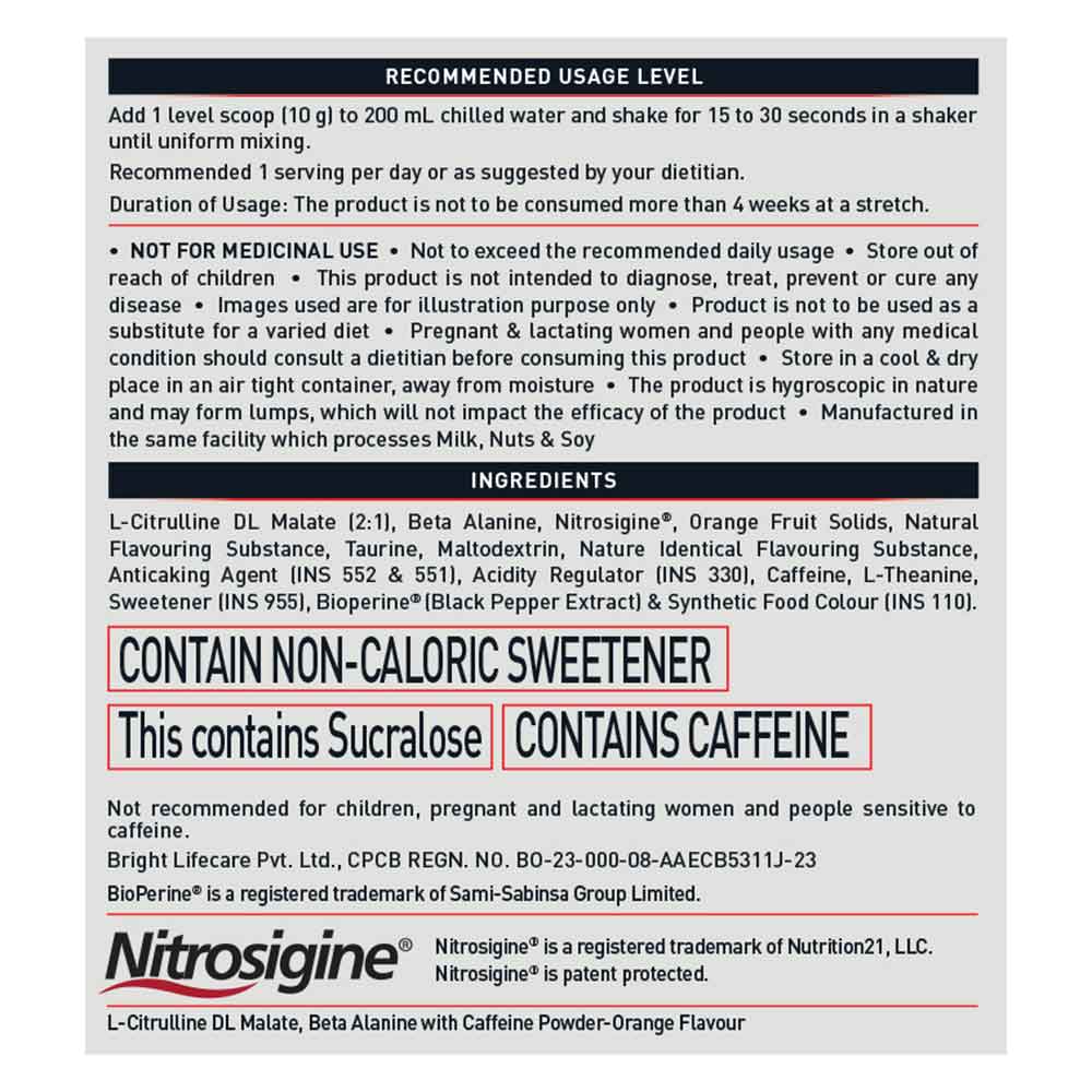 MuscleBlaze WrathX Pump - 30 Servings