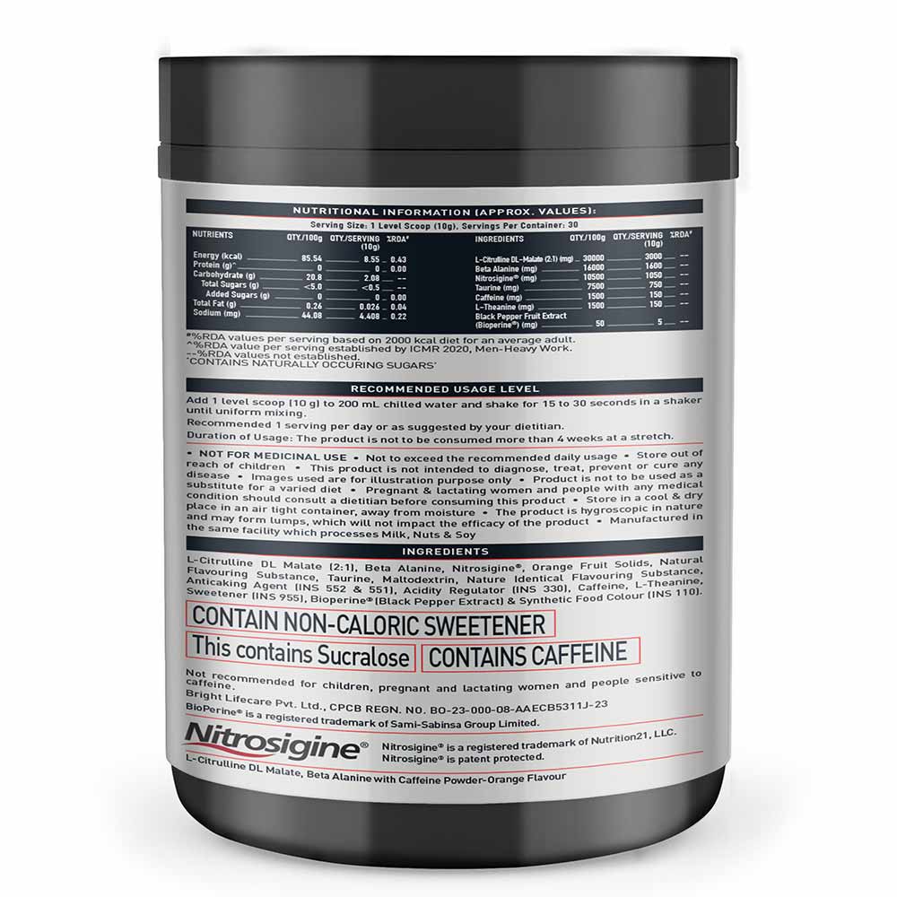 MuscleBlaze WrathX Pump - 30 Servings