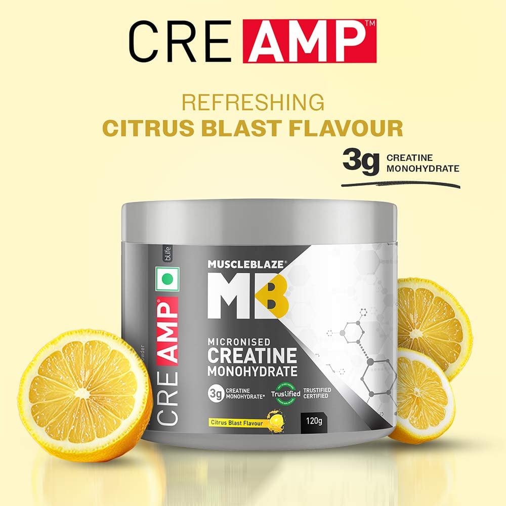 MuscleBlaze Creatine Monohydrate CreAMP 100gm