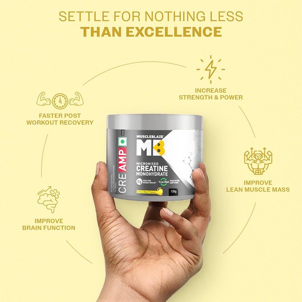 MuscleBlaze Creatine Monohydrate CreAMP 100gm