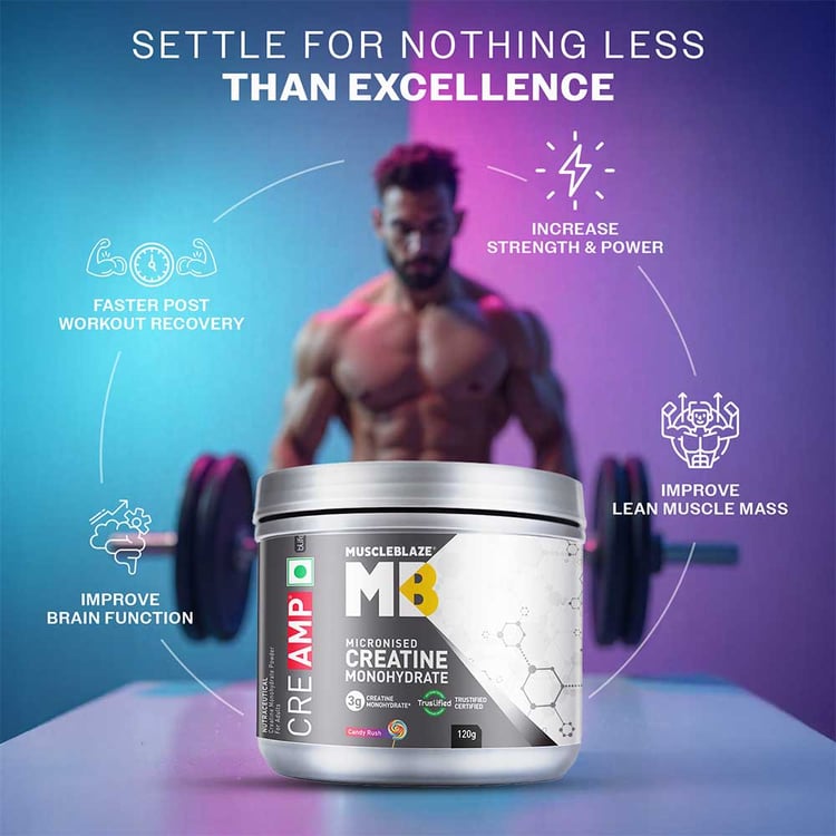 MuscleBlaze Creatine Monohydrate CreAMP 100gm