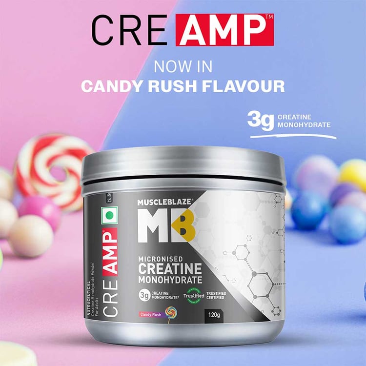 MuscleBlaze Creatine Monohydrate CreAMP 100gm
