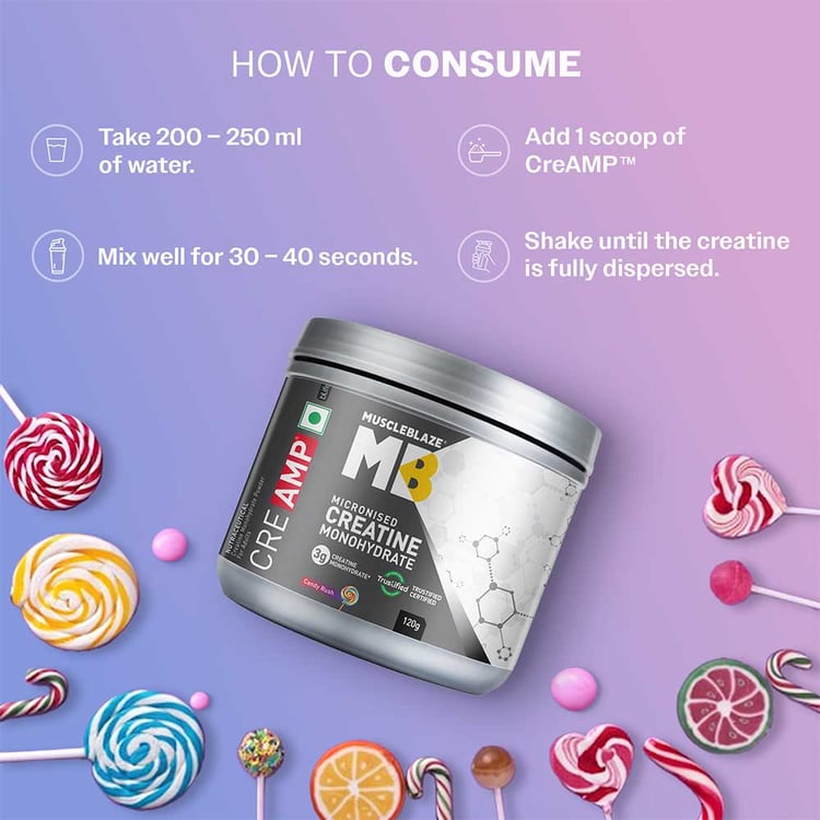 MuscleBlaze Creatine Monohydrate CreAMP 100gm