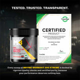 MuscleBlaze PRE Workout 200 Xtreme, 100 g - 15 Servings