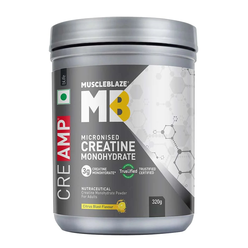 MuscleBlaze Creatine Monohydrate CreAMP - 80 Servings