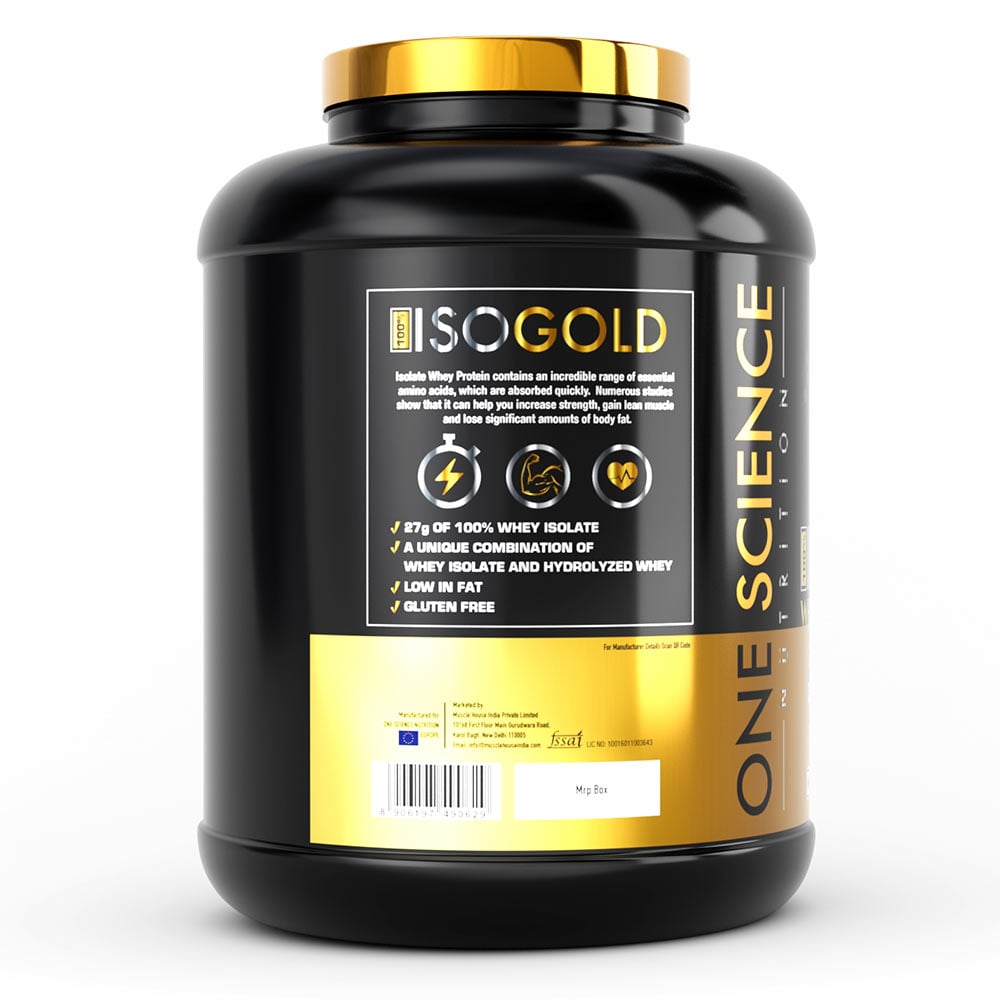 One Science ISO GOLD Whey Protein Isolate - 5 Lbs