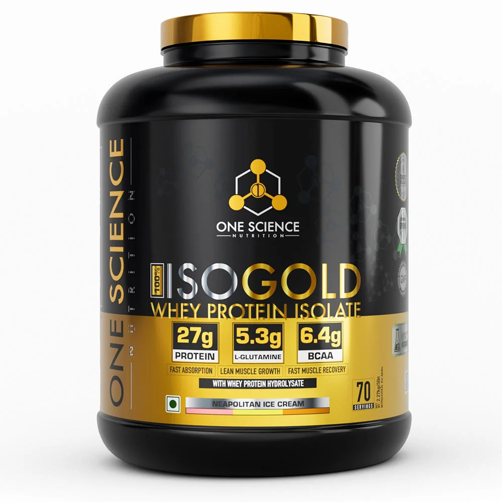 One Science ISO GOLD Whey Protein Isolate - 5 Lbs