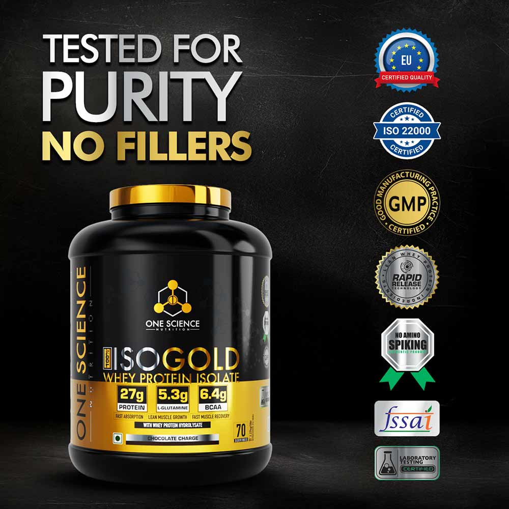 One Science ISO GOLD Whey Protein Isolate - 5 Lbs