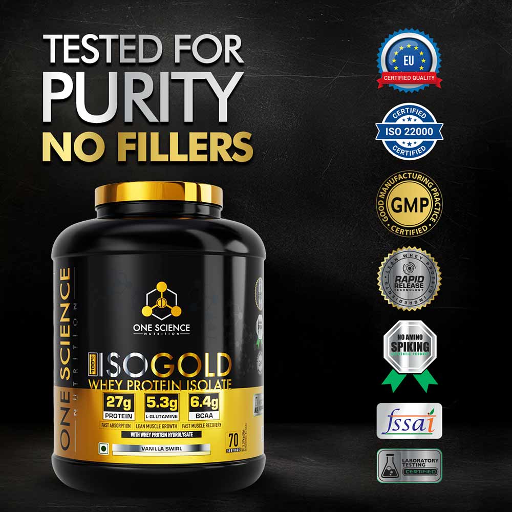 One Science ISO GOLD Whey Protein Isolate - 5 Lbs