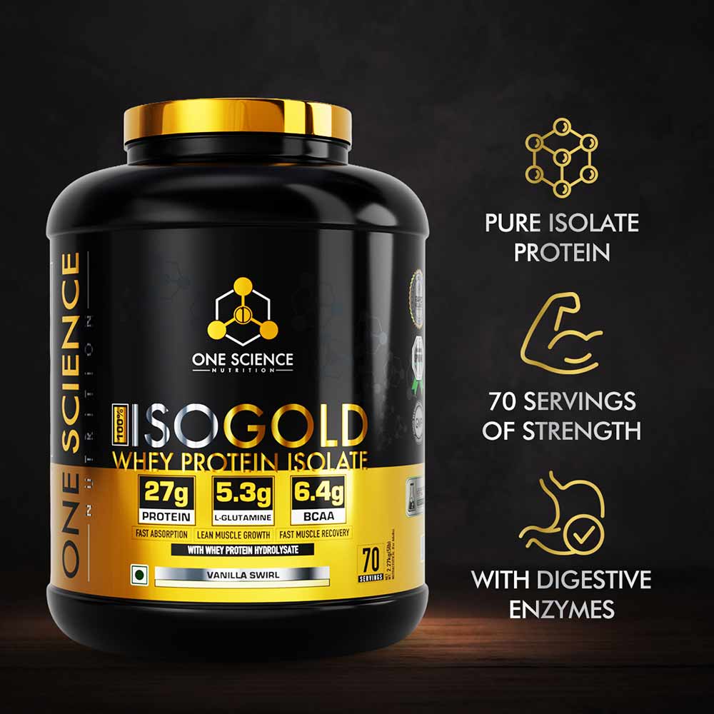 One Science ISO GOLD Whey Protein Isolate - 5 Lbs