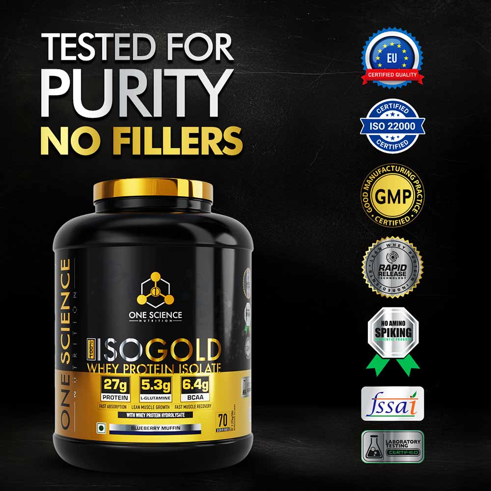 One Science ISO GOLD Whey Protein Isolate - 5 Lbs