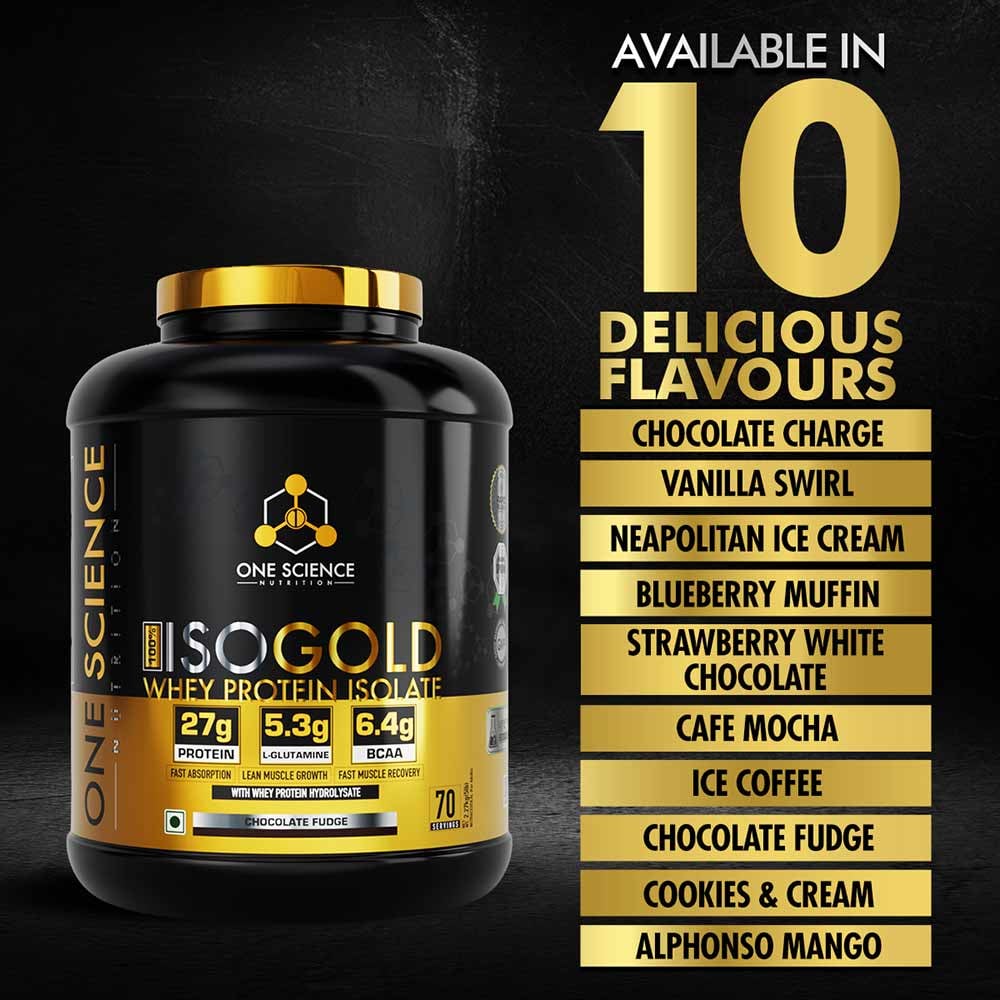 One Science ISO GOLD Whey Protein Isolate - 5 Lbs