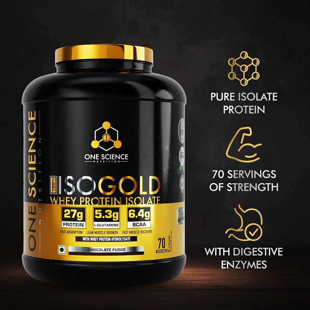 One Science ISO GOLD Whey Protein Isolate - 5 Lbs