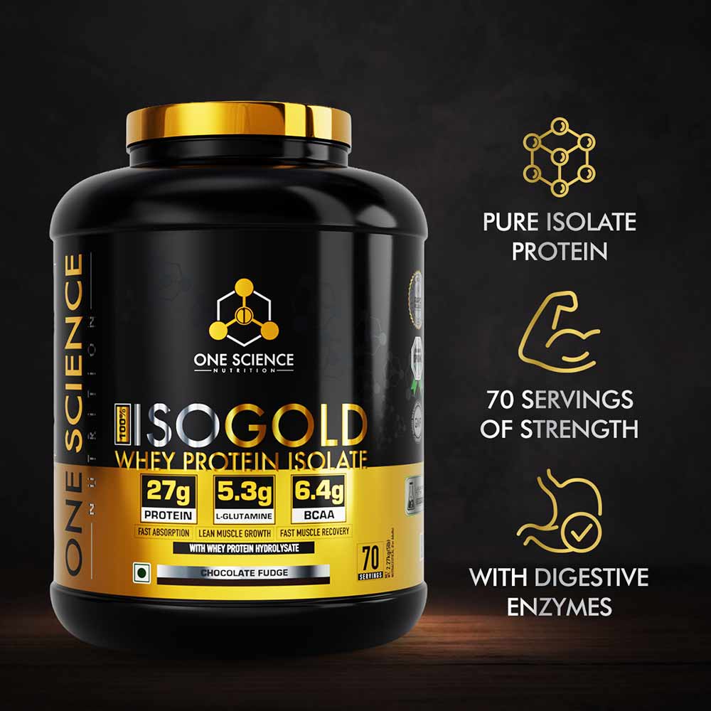 One Science ISO GOLD Whey Protein Isolate - 5 Lbs