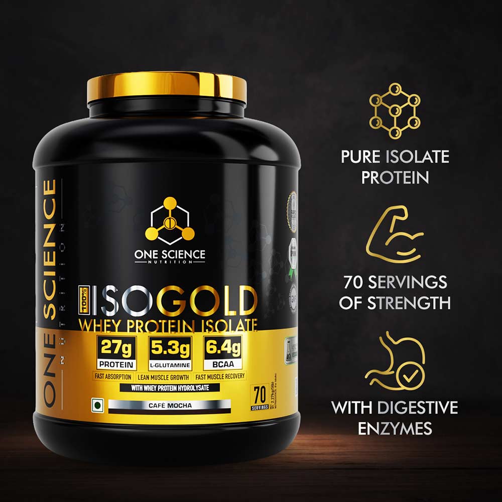 One Science ISO GOLD Whey Protein Isolate - 5 Lbs