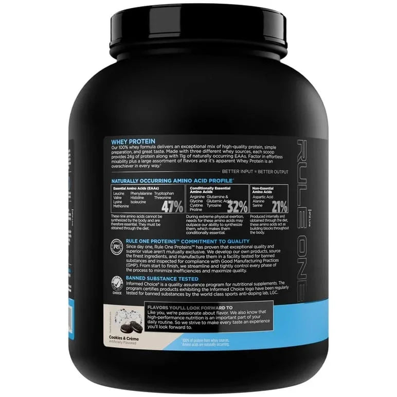 RULE1 100% Whey Blend Protein , 2.38 kg