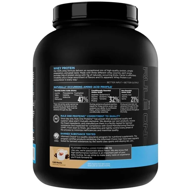 RULE1 100% Whey Blend Protein , 2.38 kg