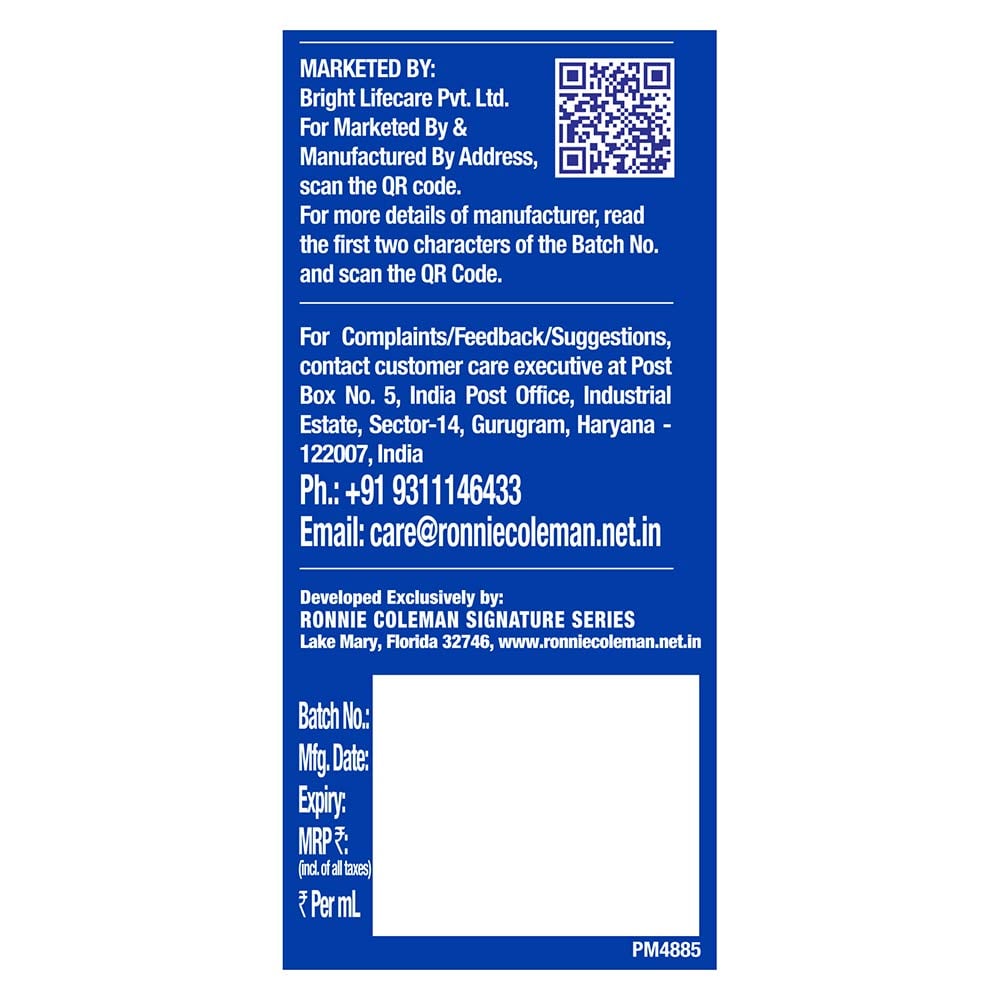 Ronnie Coleman Signature Series L-Carnitine XS 3000 Liquid , 473ml (16oz)