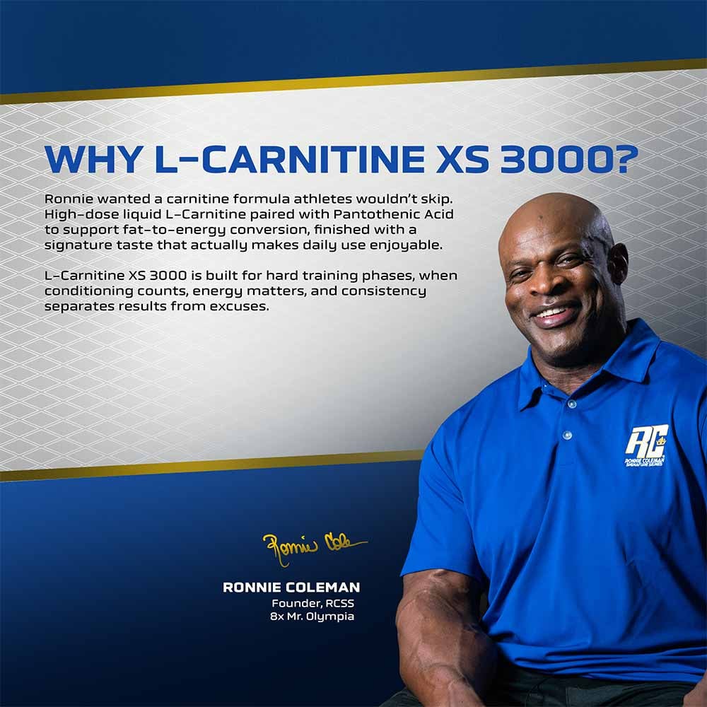 Ronnie Coleman Signature Series L-Carnitine XS 3000 Liquid , 473ml (16oz)