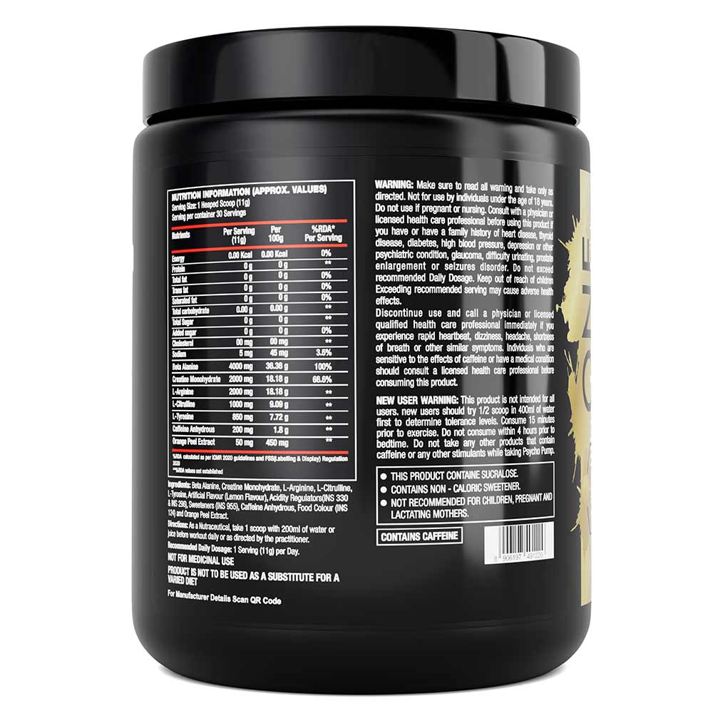One Science Psycho Pump Pre Workout - 30 Servings