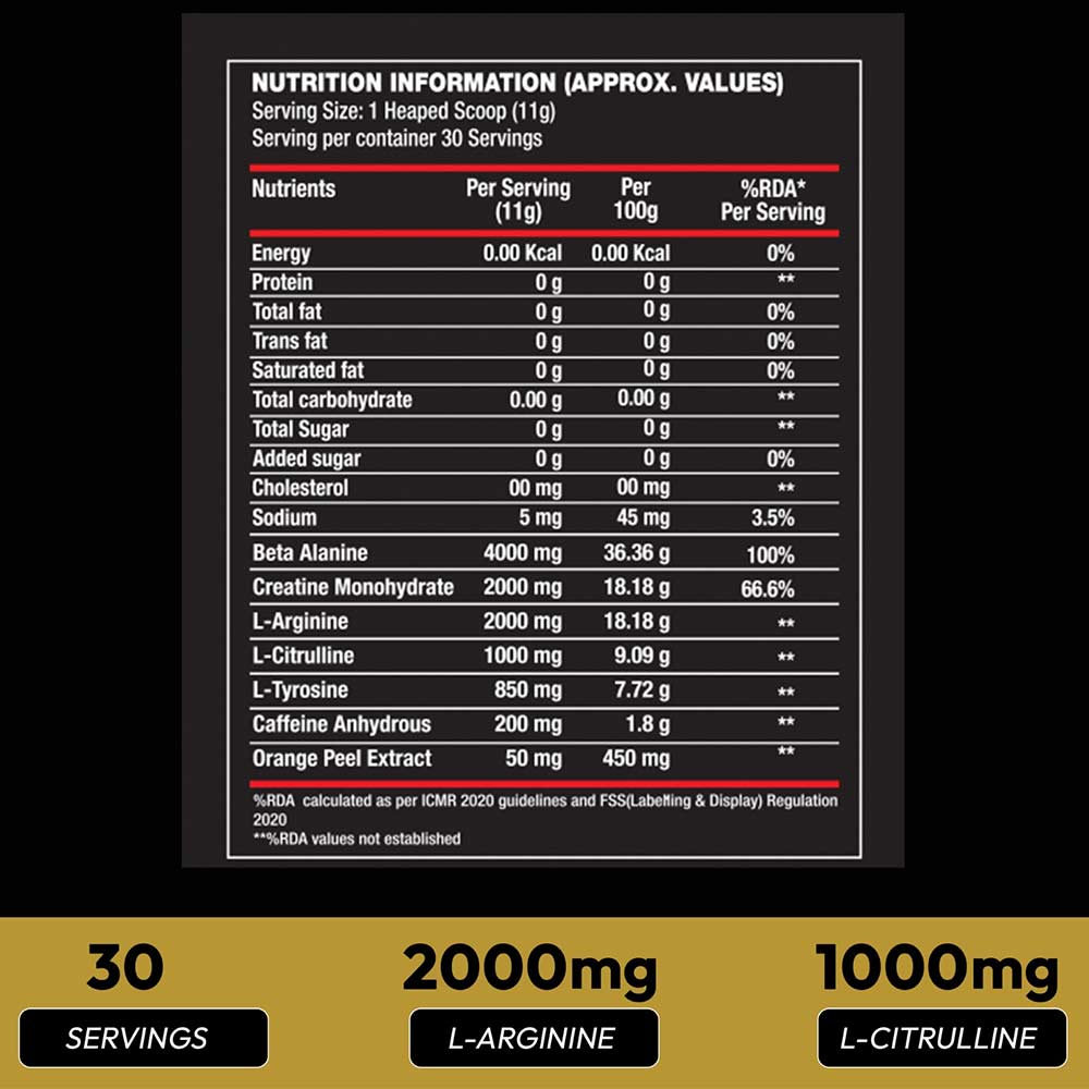 One Science Psycho Pump Pre Workout - 30 Servings