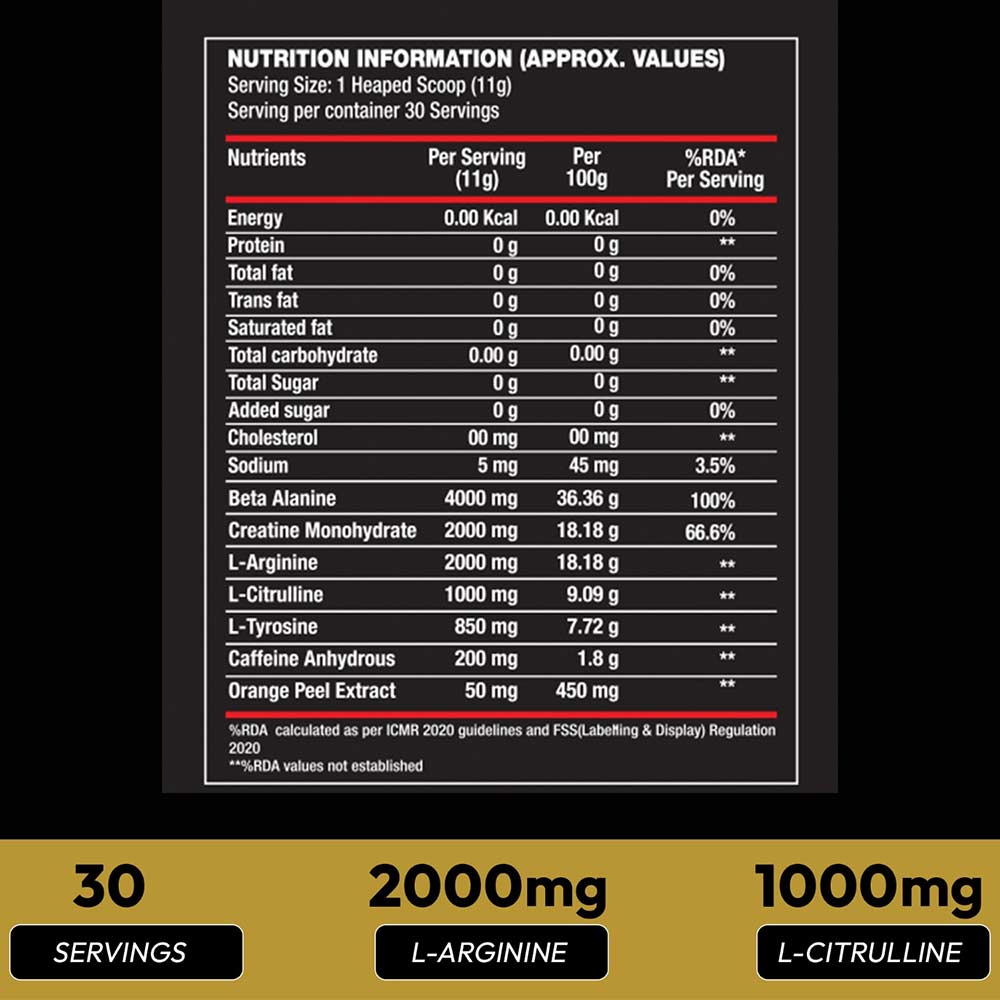 One Science Psycho Pump Pre Workout - 30 Servings